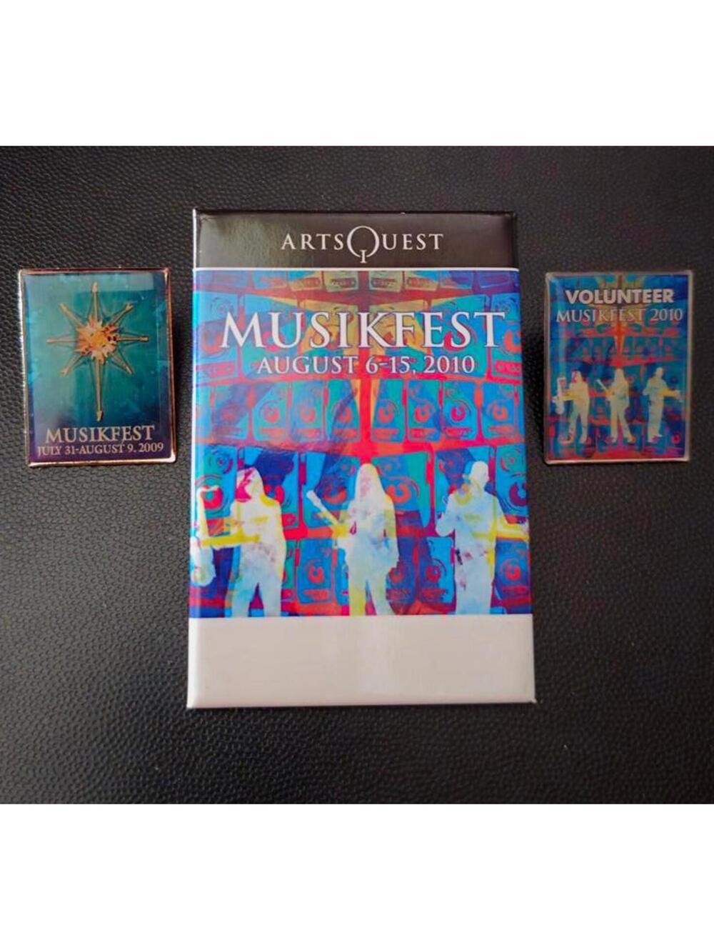 MUSIKFEST Bethlehem PA 2010 Pins Total 3